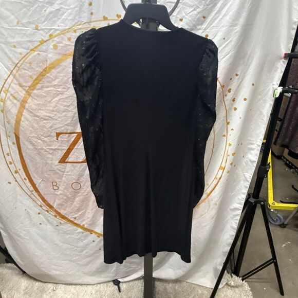 Tommy Hilfiger Womens Mixed Media Knee-Length Shift Dress Size 4 - Picture 3 of 4